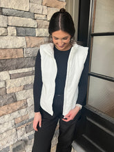 Load image into Gallery viewer, White Puffer Vest
