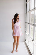 Load image into Gallery viewer, Pink Ruffle Mini Dress
