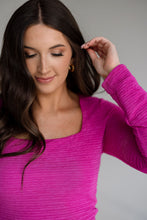 Load image into Gallery viewer, Fuschia Long Sleeve Top
