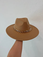 Load image into Gallery viewer, Brown Chain Hat
