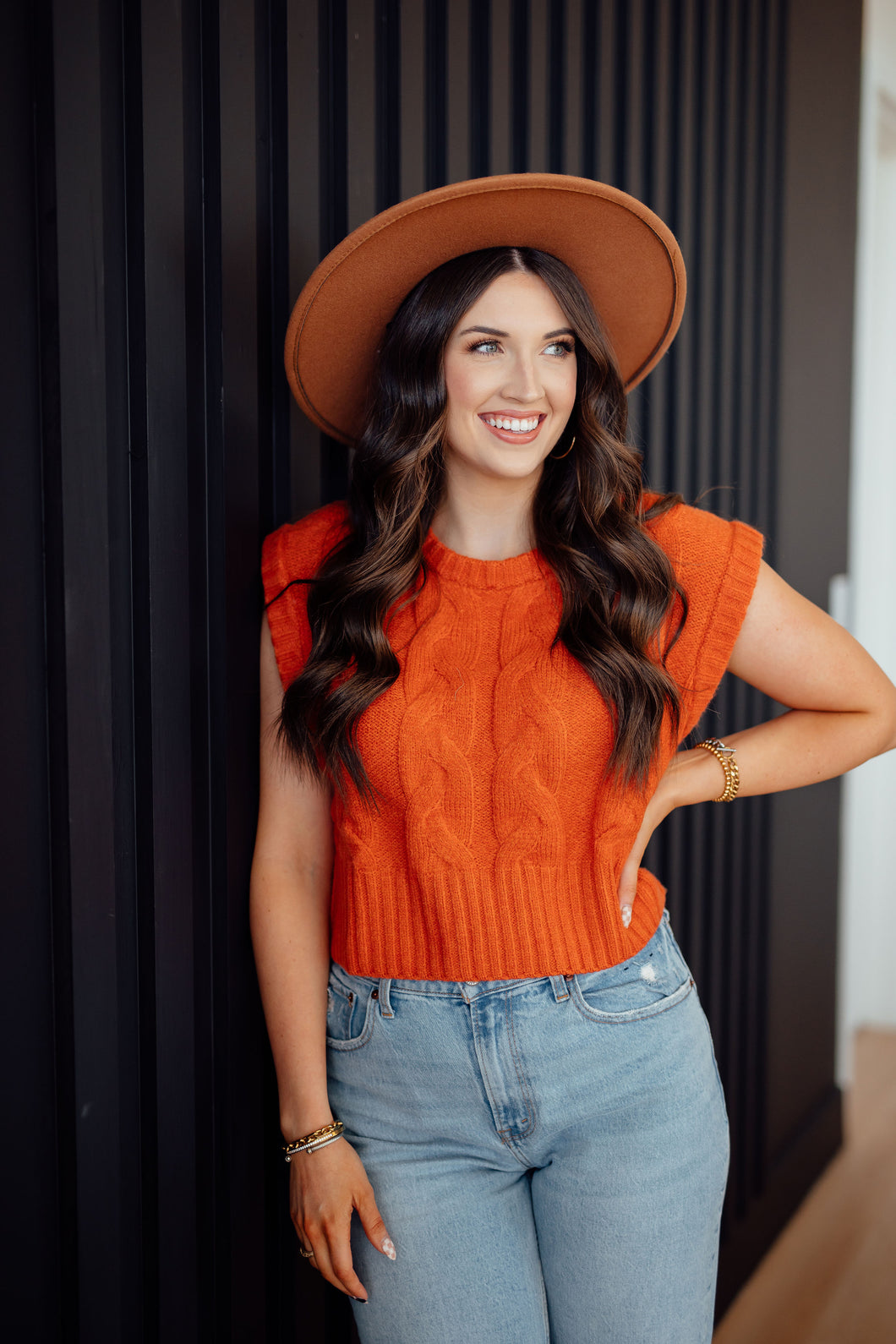 Tangerine Sweater Vest