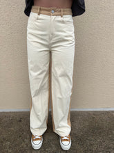 Load image into Gallery viewer, Cream &amp; Taupe Combo Pants
